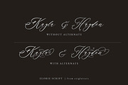 Elorie Calligraphy Script, a Script Font by etigletters (Thumbnail 9 of 12)