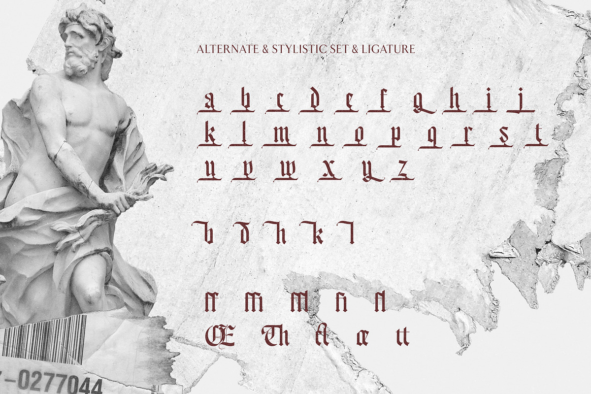 Bageshron Blackletter Font Family, a Blackletter Font by Enxyclo Studio (Photo 24 of 27)