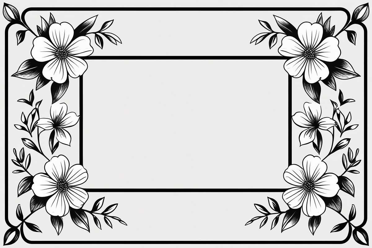 Elegant Floral Frame Bundle, an Illustration by jahid234 (Photo 7 of 9)
