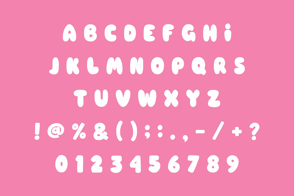 Dessert Charm, a Font by Limited.studio (Photo 4 of 5)