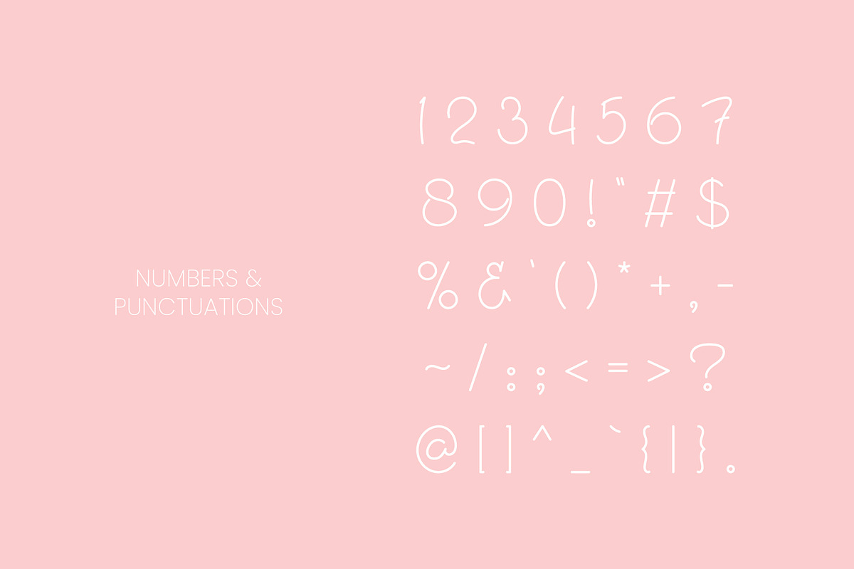 PGR Red Apple - Handwritten Font, a Handwritten Font by Pikgura (Photo 3 of 6)