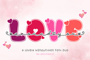 Love Around You Font Duo, a Script Font by AnningArts (Thumbnail 1 of 8)