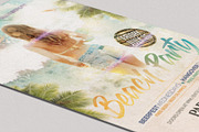 Summer Beach Party Flyer, a Flyer Template by MadridNYC (Thumbnail 3 of 3)
