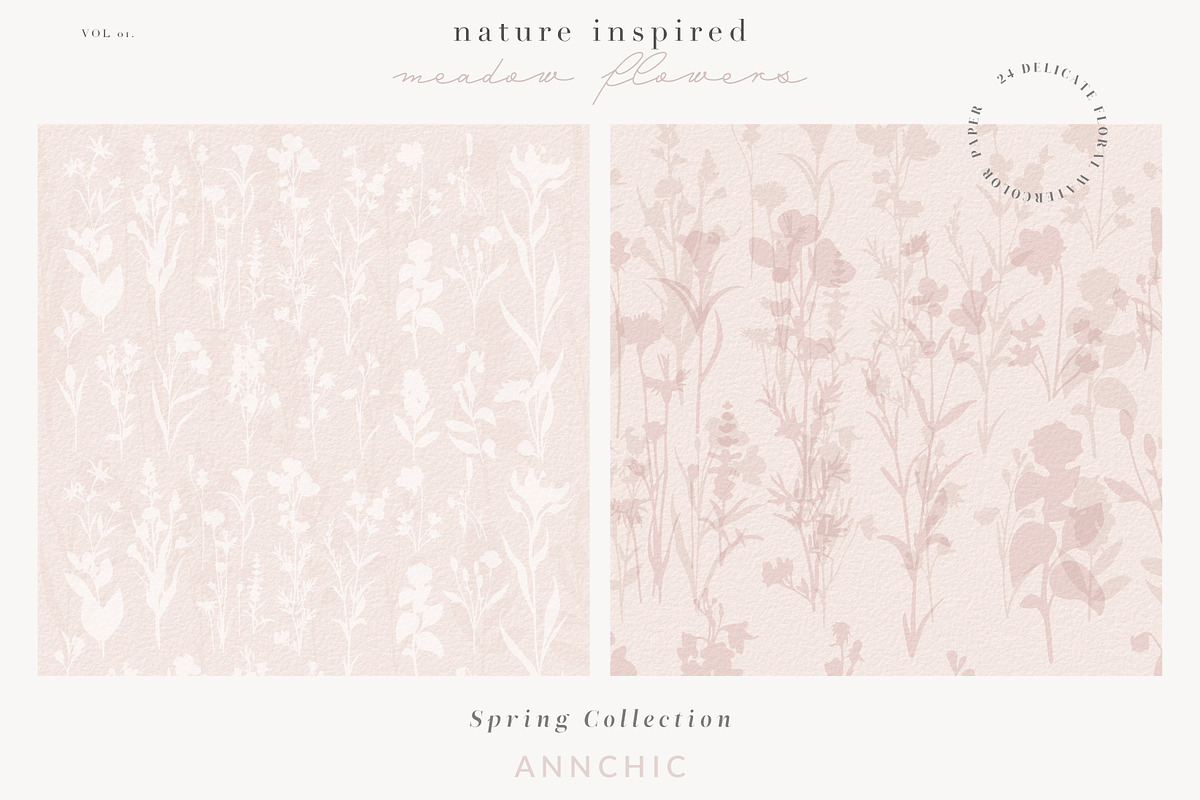 Meadow flowers - Digital art paper, a Texture Graphic by Anna Sokol (Photo 7 of 22)