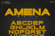 Amena 4 fonts in eps format, a Sans Serif Font by Qbotype Fonts (Thumbnail 5 of 5)