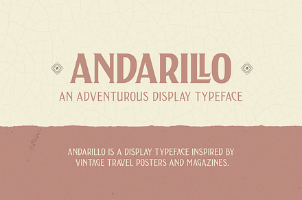 Andarillo - Display Font