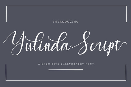 New Yulinda Script, a Script Font by mightype