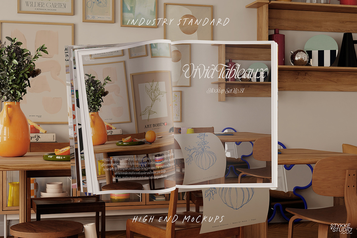 VIVID TABLEAUX | art frame mockup, a Household Mockup by Stykke Studio (Photo 7 of 12)