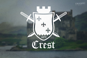 Crest Shield Badges Logos