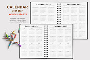2024 MONDAY & SUNDAY START PLANNER, a Stationery Template by MNT-Creator (Thumbnail 5 of 11)