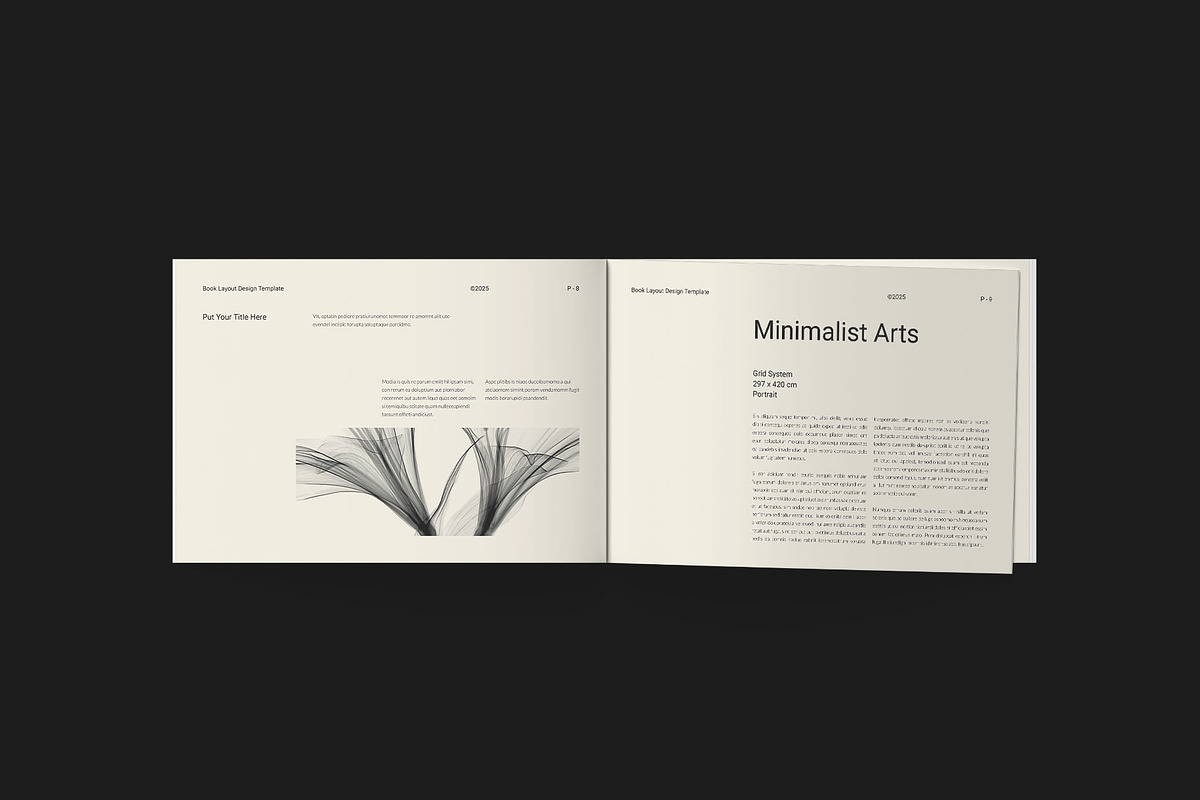 Book Title Layout Design Landscape, a Magazine Template by DesignCrest (Photo 9 of 15)