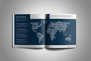 Corporate Square Brochure Template