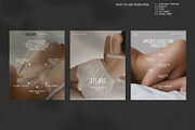 Aesthetic Skin Post Layout Kit, a Social Media Template by The Aesthetic Studio (Thumbnail 3 of 10)