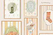 Cottagecore Clipart, Frames, Prints, a Decorative Illustration by whiteheartdesign (Thumbnail 32 of 34)