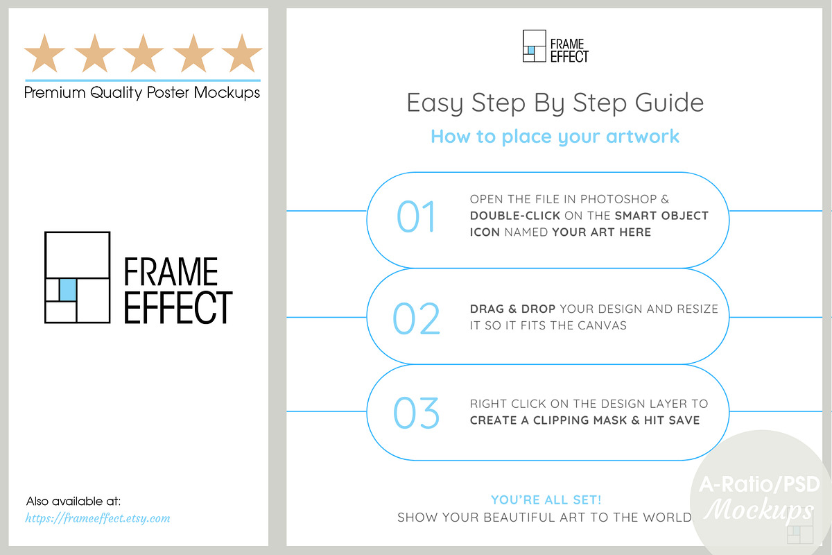 Poster Mockup A Ratio No.1118, a Mockup by Frame Effect (Photo 7 of 7)