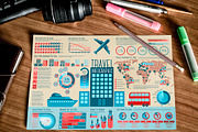 Travel Infographics, an Illustration by Tashal (Thumbnail 2 of 2)