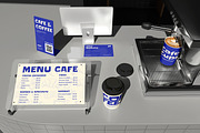 Cafe & Coffeeshop Branding Mockup, an Advertising Mockup by Permadi Creative (Thumbnail 5 of 5)