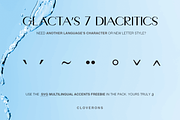 Glacta - Slashy Modern Sans Display, a Sans Serif Font by Cloverons (Thumbnail 13 of 14)