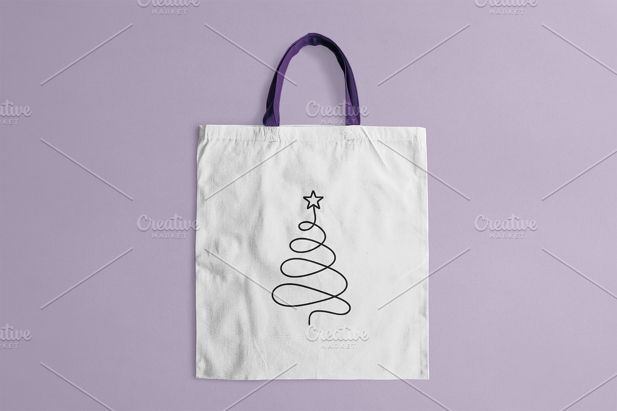 Simple Spiral Star Christmas Tree, a Branding & Logo Template by Vectorium Studio (Photo 2 of 2)