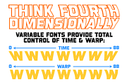 Double Back - retro sci-fi logo font, a Font by Comicraft Fonts (Thumbnail 5 of 7)