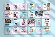 Happy Birthday Instagram Canva Post, a Social Media Template by Snapybiz (Thumbnail 7 of 10)