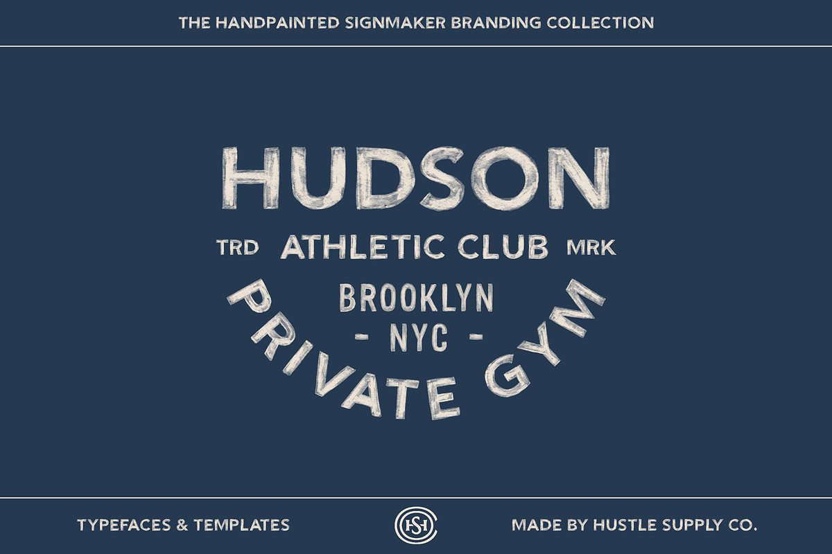 The Handpainted Signmaker Collection, a Handwritten Font by Hustle Supply Co. (Photo 6 of 16)