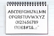 Lagom Watercolour Display Font, a Sans Serif Font by Alexandra Snowdon (Thumbnail 2 of 7)
