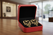 Laser Cut Heart Earrings, an Object Graphic by Designer_Momina (Thumbnail 3 of 5)