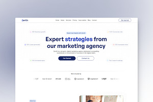 Zenith - Marketing Agency Template