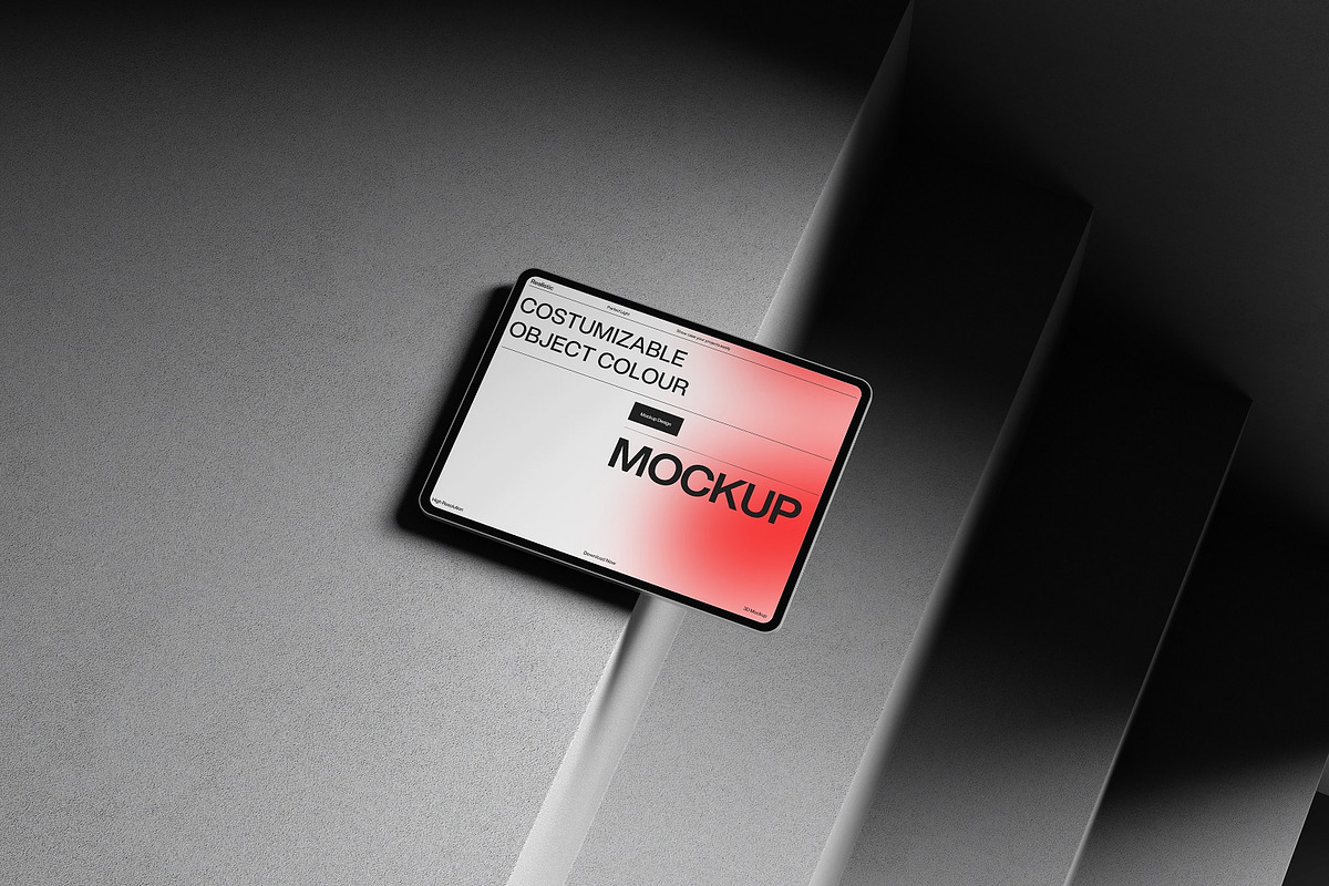 Minimal Tablet Mockup PSD, an iPad Mockup by kreatifreya (Photo 4 of 6)