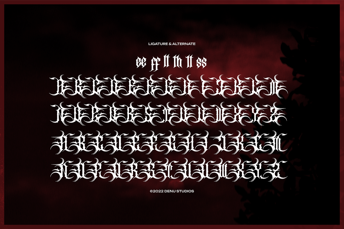 Crikthor | Black Metal Font, a Blackletter Font by Denustudios (Photo 12 of 12)