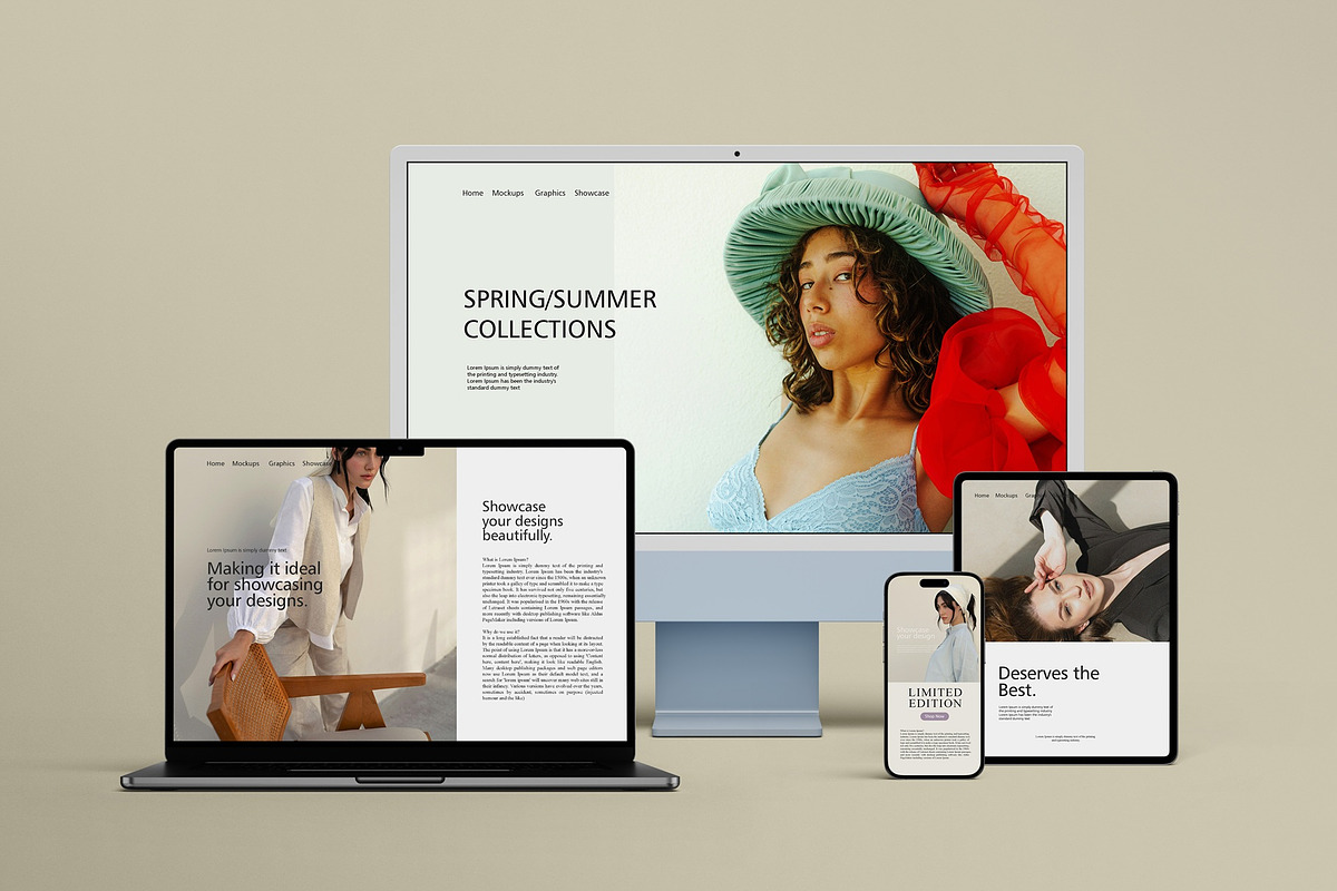 Multi Device Mockup - Scene Creator, a Wearable Device Mockup by Tahtagraphic (Photo 1 of 14)