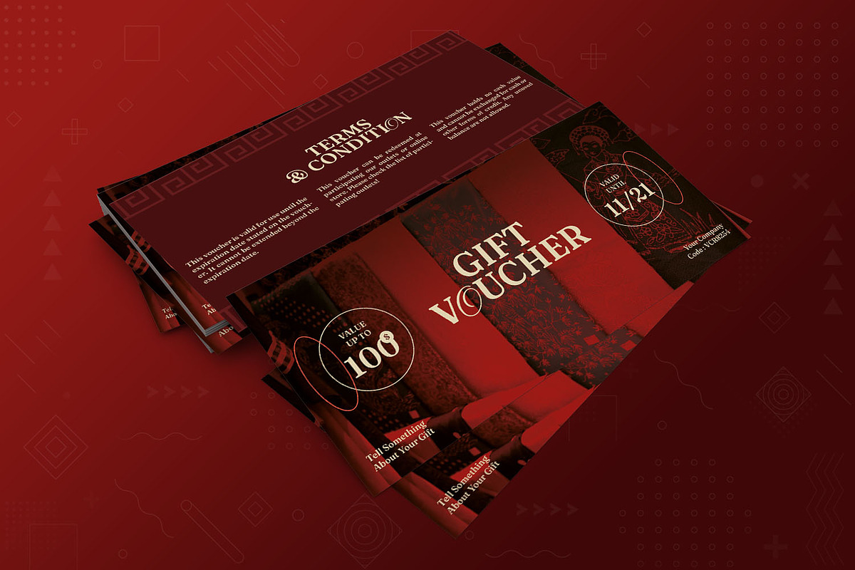 Gernome - Gift Voucher, a Print Template by Fannan Studio (Photo 3 of 3)