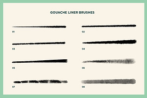 Gouache Shader Brushes Procreate