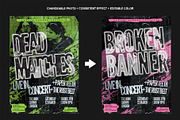 Grunge Gig Poster Template Pack, a Poster Template by Bornx Design (Thumbnail 7 of 9)