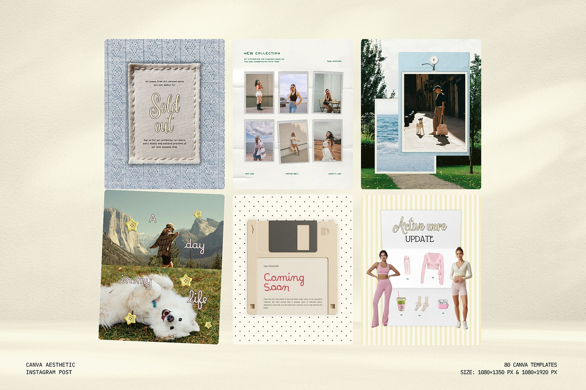 Aesthetic Digital Diary Canva Kit, a Social Media Template by Pani Temp. (Photo 3 of 16)