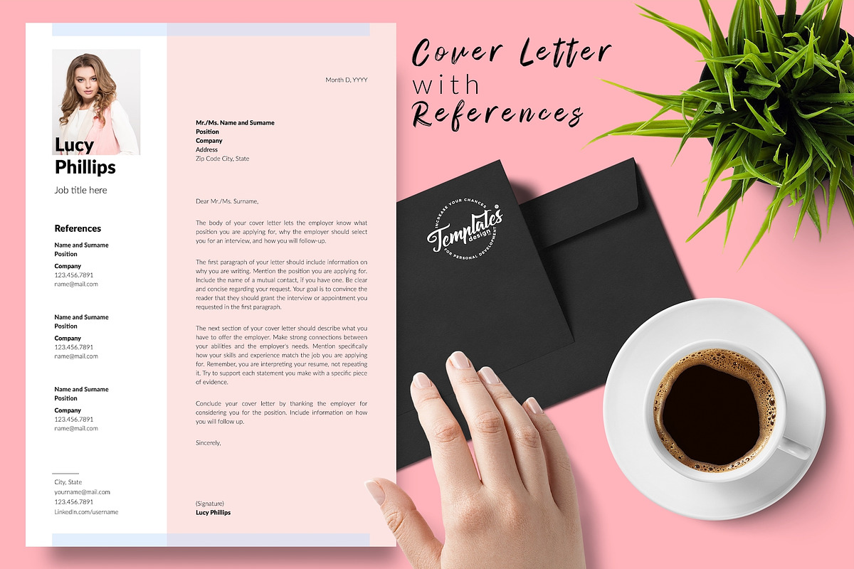 Modern CV Bundle / Resume - Lucy, a Resume Template by Templates Design Co. (Photo 7 of 17)
