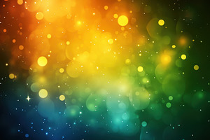 Vivid colors merge in a radiant, a Photo by Pavel_design
