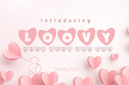 Loovy Font, a Font by Actual Pixel