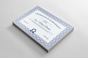 Certificate Word | PSD | AI, a Stationery Template by Curve Design