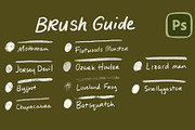 Cryptids Brush Pack (Photoshop), a Brush Add-On by studio.pancz (Thumbnail 2 of 2)