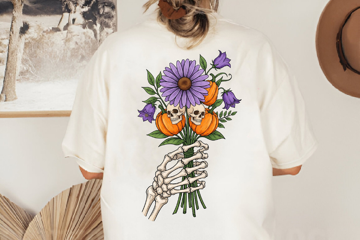 Vintage Skeleton Halloween Sublimati, an Illustration by CreationArt (Photo 3 of 4)