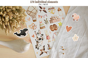 Boho baby Animal watercolor set, an Animal Illustration by TanyaSchuka (Thumbnail 2 of 17)