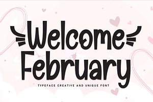 Welcome February Script Font