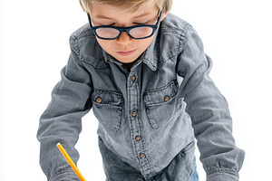 Cute little boy in safety helmet and, an Architecture Photo by MistyDay