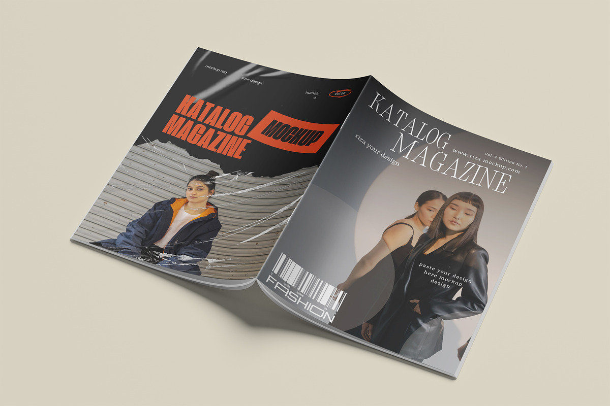 a4 katalog magaziine mockup, a Brochure Template by kebunmockup (Photo 4 of 5)