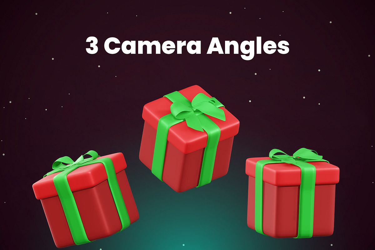 Christmas 3D Icons, an Object 3D Model by Rakata Studio (Photo 4 of 6)