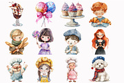 French Bakery Clipart, an Illustration by Design Market (Thumbnail 4 of 5)