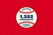 Retro-Era Baseball Serif Style 3, a Symbol Font by Para-Scope Design (Thumbnail 5 of 8)