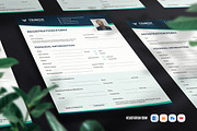 Modern Registration Form, a Stationery Template by iDoodle Studio (Thumbnail 4 of 6)